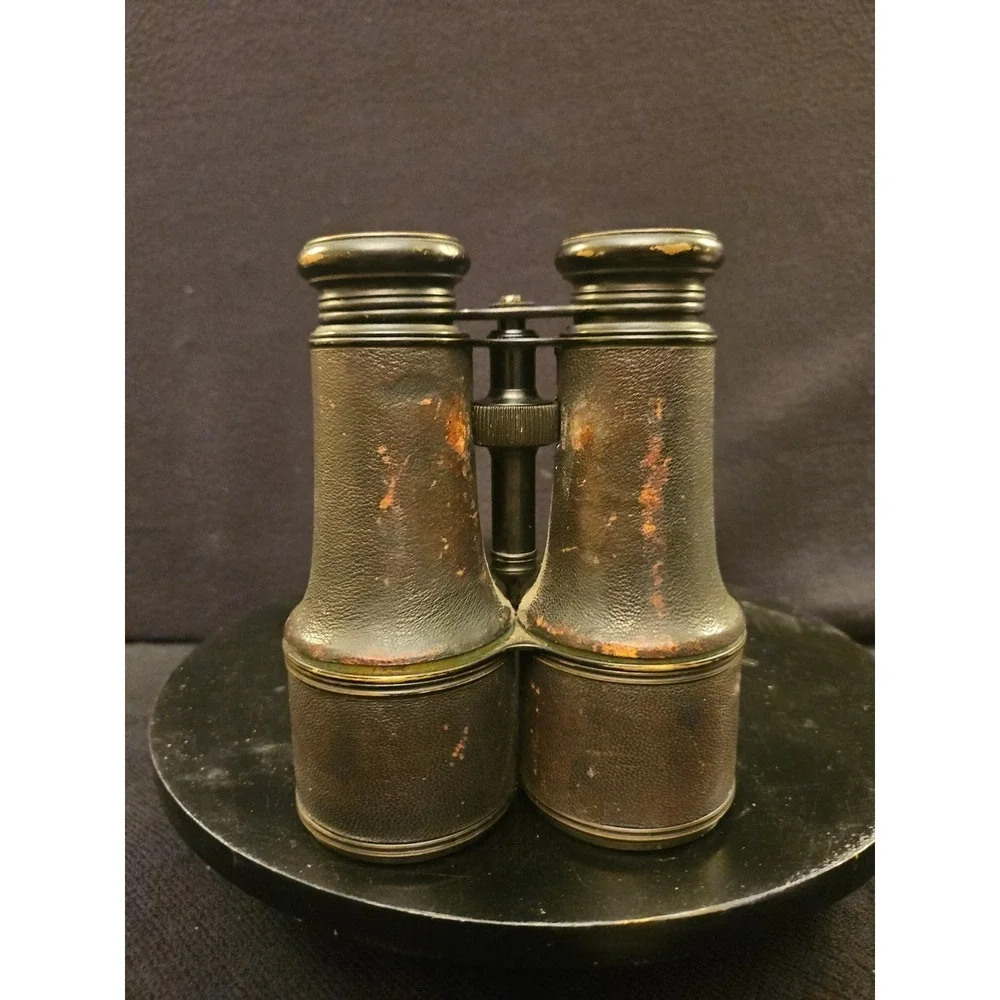 L. Petit Fabt Paris Antique French Military Field Binoculars‎ WWI